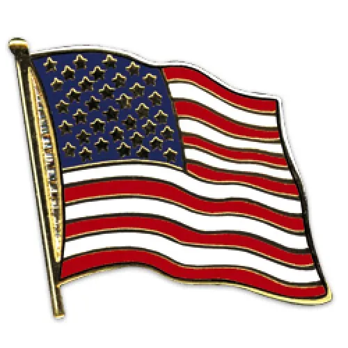 Flaggen-Pin vergoldet USA von Everflag
