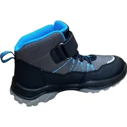 Superfit Jungen Jupiter Gore-Tex Sneaker - Warm gefüttert in Schwarz/Türkis - Wanderschuhe mit wasserdichter GORE-TEX Membrane, kuscheligem Warmfutter und rutschhemmender TPU-Laufsohle für optimalen Halt und Komfort.