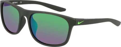 Nike ENDURE M MI CW4650 355 Unisex Sonnenbrillen - Sportbrillen mit stylischem mattem Sequoia-Finish, ideal für aktive Outdoor-Aktivitäten und UV-Schutz.