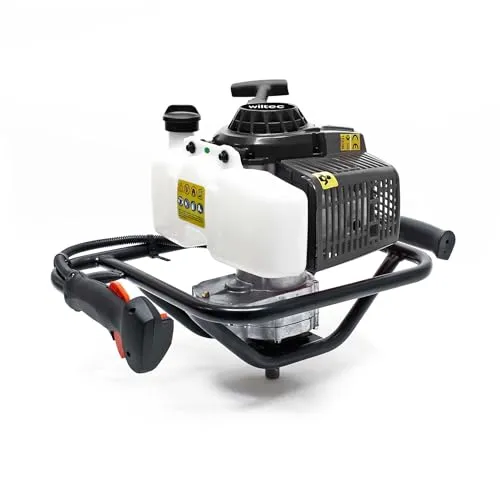 Wiltec Erdlochbohrer 2,2kW 3 PS 63 ccm Benzinmotor - Rasenmäherersatzteile & Rasenmäherzubehör – Effizientes Bohren mit 183 U/min für schnelle und saubere Bohrungen, ideal für Garten, Landschaftsbau und professionelle Anwendungen.