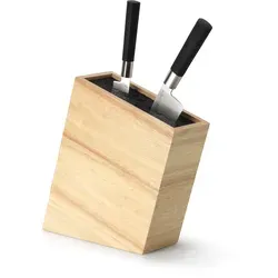 Continenta Kitchen Accessories 3316 - Flexibler Messerblock aus 100% natürlichem Holz, elegantes Design, hergestellt in Deutschland