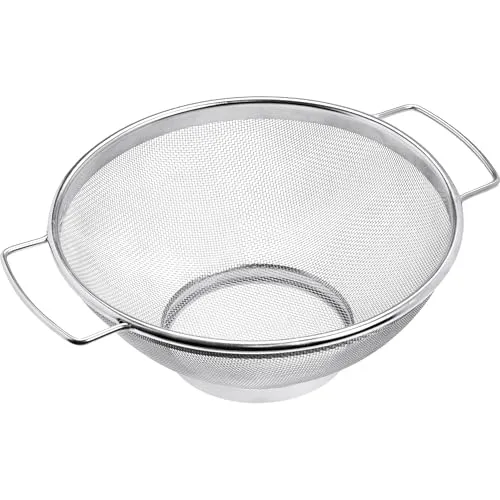 Lurch 210281 Standsieb mit stabilem fuß aus Edelstahl Ø25cm, Silber