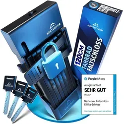 NEXTCOVER® Faltschloss Fahrrad FoldOne von Nextcover