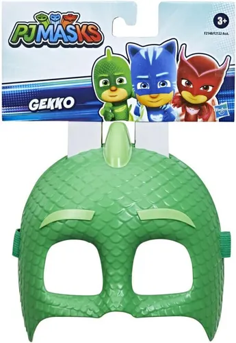 PJ Masks Gekko Gesichtsmaske Mit Verstellbarem Elastik Für Kinder Ab 3 Jahren