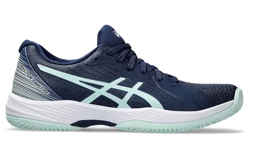 ASICS Damen Tennisoutdoorschuhe SOLUTION SWIFT FF CLAY - Hochwertige Tennisschuhe für All-Court-Spieler mit flexibler Sohle und FLYTEFOAM-Dämpfung. Optimale Unterstützung für schnelle Bewegungen und verbesserte Traktion auf dem Platz.