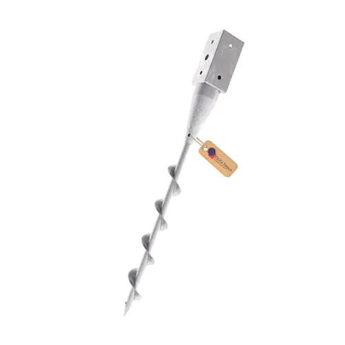 GeZu Impex Bodenhülse zum Eindrehen 71 x 71 x 800 mm