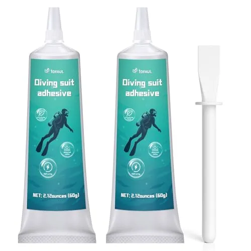 1DFAUL Neoprenanzug Reparaturkleber 120g | Schnelle und flexible Reparatur für Wathosen und Tauchanzüge