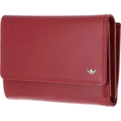 Golden Head Leder Geldbörse Polo RFID Protect Damenbörse 2829 Rot dunkelrot