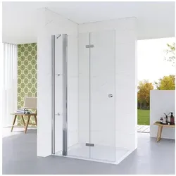 AQUABATOS Walk-in-Dusche 115 cm faltbar von AQUABATOS