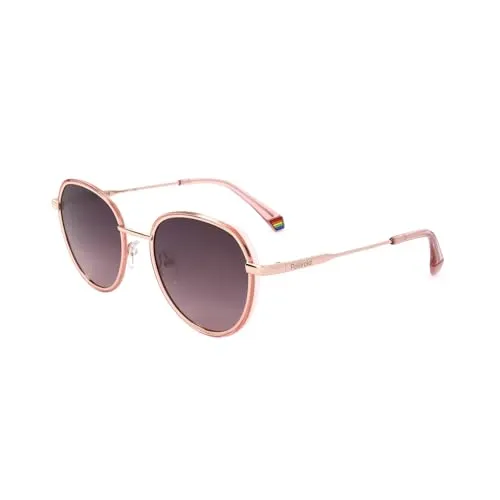 Polaroid Pld 6114/s EYR/JR GOLD PINK Sunglasses Unisex Steel, Standard, 51
