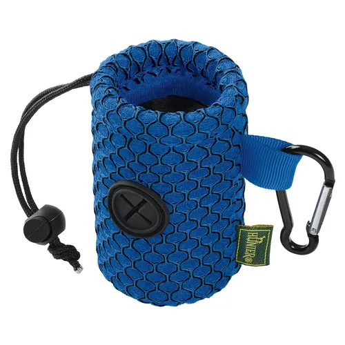 Hunter Kotbeutelspender Hilo blau, leicht mit Karabiner, 9,5x5 cm