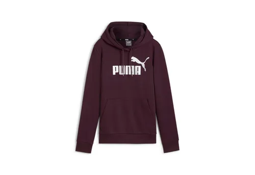 PUMA Kapuzensweatshirt ESS+ METALLIC LOGO HOODIE FL mit Kängurutasche, mit Kapuze, Rundhalsausschnitt