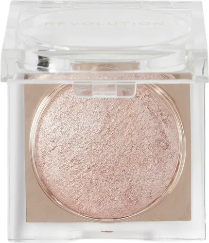 Makeup Revolution Beam Bright Highlighter - Puder-zu-Flüssig-Formel für ein Strahlen im ganzen Gesicht, 5 Atemberaubende Farbtöne: Rose Lustre