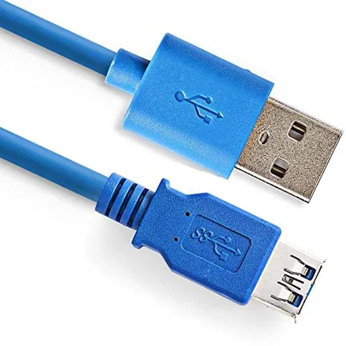 DELOCK Kabel USB 3.0 Verlaengerung A/A 5m St/Blau