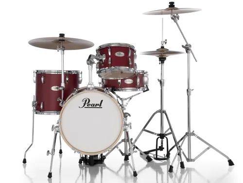 PEARL Midtown 4pc Compact Set incl. Hardware - Matte Red von PEARL