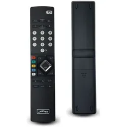 Metz RM18 Original Fernbedienung - Schwarz für Metz TV - Tastaturen – Hochwertige Original-Fernbedienung für Metz Fernseher, sofort einsatzbereit ohne Einrichtung, mit zuverlässiger Signalübertragung und ergonomischem Design.