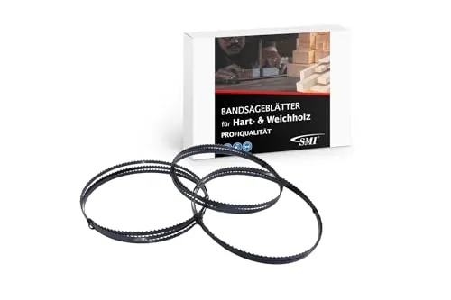 SMI 3er SET Holz-Bandsägeblatt 2240 x 13 x 0,65 mm 6 ZpZ Holzsägeband Sägeband passend für Metabo, Atika, Güde, Makita, Scheppach
