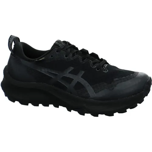 ASICS GEL-TRABUCO 12 GORE-TEX Trailrunningschuh, Gr. 40, schwarz - Laufschuhe für Trailrunning mit wasserdichter GORE-TEX®-Membran und hochdämpfender GEL-Technologie für optimalen Komfort und trockene Füße auf jedem Terrain.