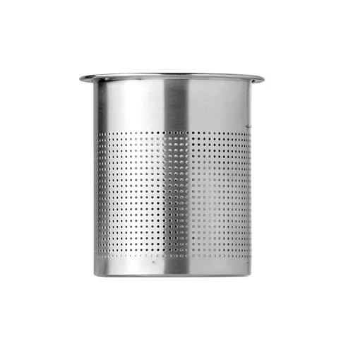 Rosenthal Teesieb TAC Weiß, Metall silberfarben