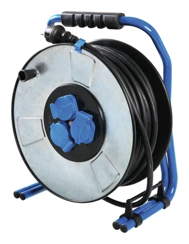 as-Schwabe Kabeltrommel 23320 Iron Coat Xperts 40m in silber von as - Schwabe