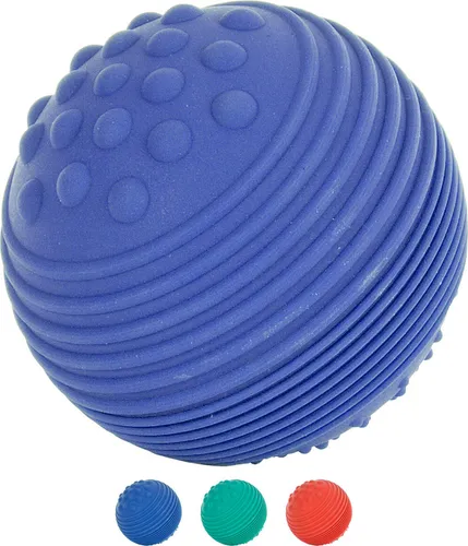 Physio Reflexball mit Noppen Massageball Motorik Training Entspannung, 7 cm