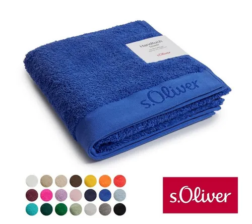 s.Oliver Handtuch s.Oliver, Premium Qualität, 600 gr/m², auch als Sets erhältlich, Walkfrottier (1-St), große Farbauswahl, auch als Duschtuch, Waschhandschuh, Gästetuch