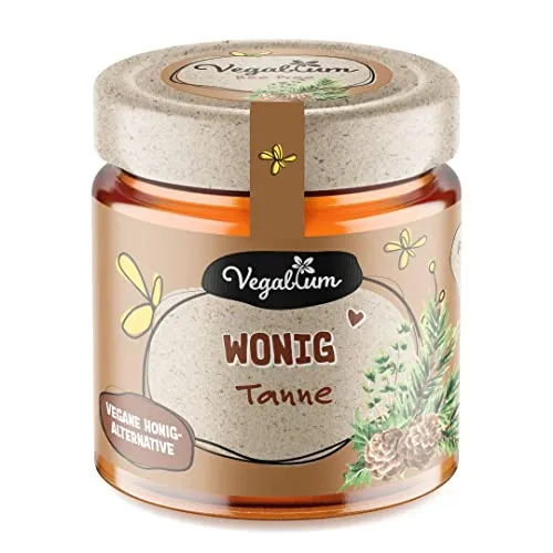 Vegablum Wonig Tanne mit Thymian, Vegane Honig-Alternative, Bio & Vegan, Honigersatz (225g)