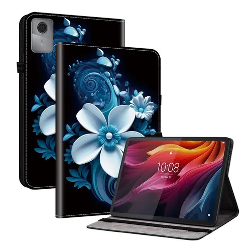 Für Lenovo Idea Tab 11 Zoll Crystal Textur Kunstleder Design Motiv Schutz Hülle