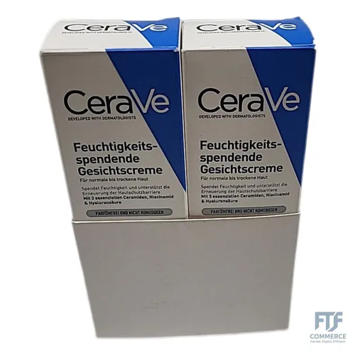 CeraVe Feuchtigkeitsspendende Gesichtscreme für normale bis trockene Haut, Ultra