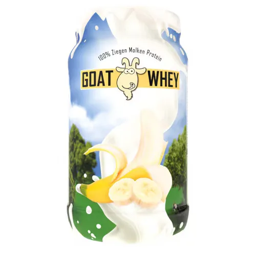 LSP GOAT WHEY (600g) Banane - Premium Ziegenmolkenprotein - Whey, 100% Ziegenmolkenprotein aus grasgefütterten Ziegen, glutenfrei und ideal für Muskelaufbau und Erhalt. Perfekt für Allergiker und gesundheitsbewusste Personen.
