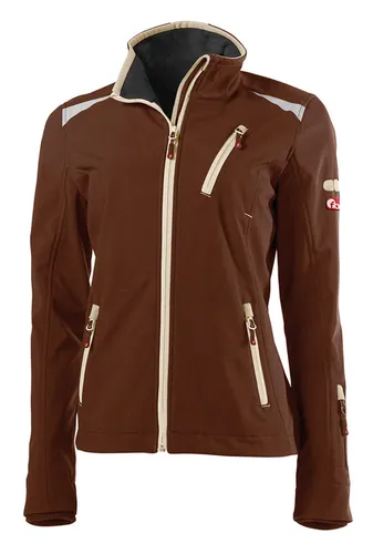 Fortis Damen-Softshelljacke twenty-four, braun/beige, Größe M