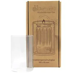 Hitzebeständiges Grablampenschutzglas für 3-Tage-Brenner