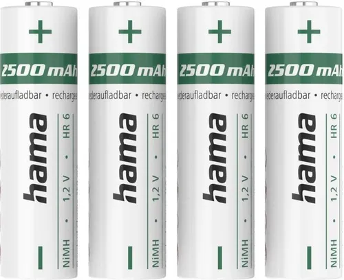 Hama Mignon-Akku NiMH AA Akku (2.500mAh) 4er