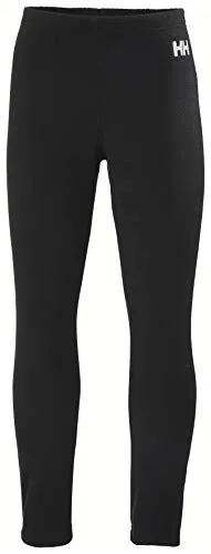 Helly Hansen Unisex Kinder Daybreaker Tights, Schwarz, 16 - Lange Laufhosen für Kinder mit elastischer Taille und Flatlock-Nähten für besonderen Komfort, ideal für aktive Kids.