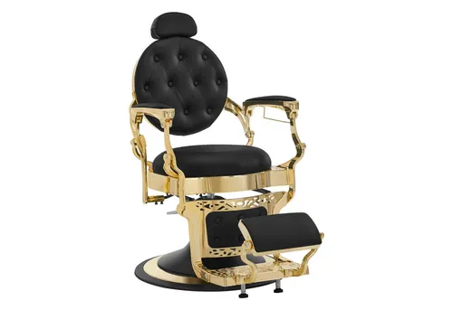 BarberPub Friseurstuhl 2933-F – Hydraulischer, drehbarer Friseursessel mit Kopfstütze - Eleganter und robuster Friseurstuhl mit verstellbarer Rückenlehne und Kopfstütze. Ideal für Friseursalons und Schönheitssalons. Hochwertiges Kunstleder sorgt für Komfort und Langlebigkeit.