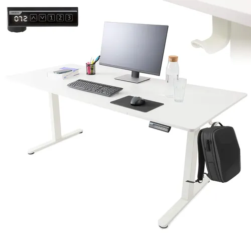 Produktbild AREBOS Elektrisch höhenverstellbarer Schreibtisch 180x80 cm