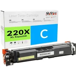 OBV Kompatibel mit Chip w2201X w2201X Toner passend für HP HP Color LaserJet Pro 4202dn 4202dw / MFP 4302dw 4302fdn 4302fdw - cyan 7500 Seiten