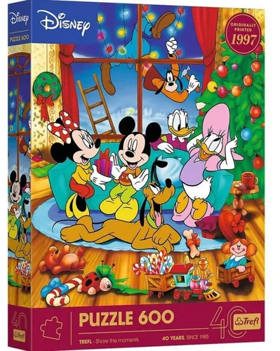 Puzzle 600el Miki i Przyjaciele Xmas TREFL 37602 TR TREFL 5900511376029