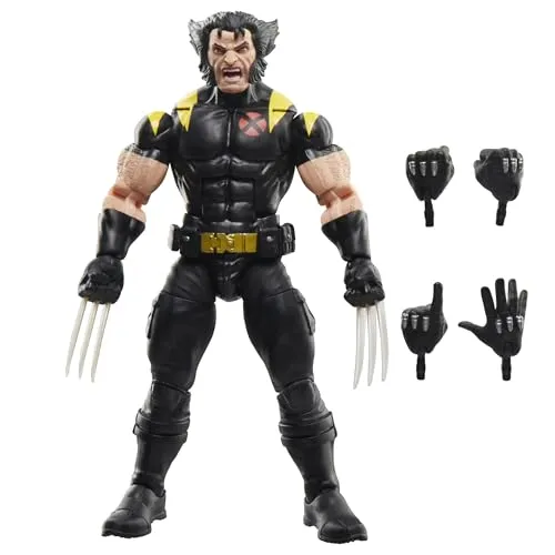 Marvel Legends Series Wolverine Action-Figur - Actionfigur inspiriert von den Marvel X-Treme X-Men Comics, mit über 20 beweglichen Punkten und 4 Zubehörteilen für kreative Inszenierungen.