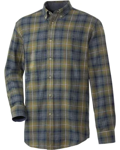Parforce Traditional Hunting Jagdhemd Flanell-Karo Thyme 3XL - Vielseitiges Jagdhemd aus weichem Baumwoll-Flanell mit Button-Down-Kragen und modernem Karo-Design. Ideal für Outdoor-Aktivitäten und komfortabel im Alltag.