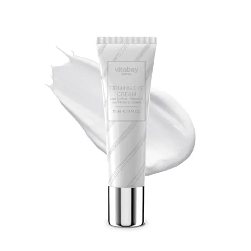 Vitabay Firming Eye Cream 15 ml - Augencreme gegen Falten - Augencreme trockene Haut - Augenserum gegen Falten als straffende Augencreme - Firming Eye Creme Anti Aging - Falten Creme