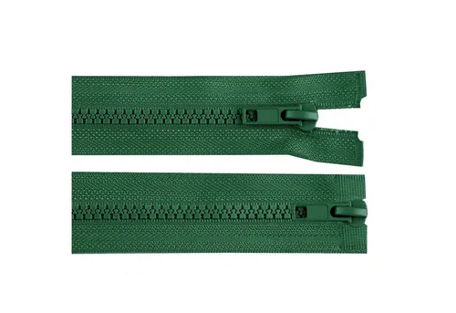 maDDma Reißverschluss 1 Reißverschluss 2-Wege 5mm 75cm teilbar Autolock Farbwahl, tannengrün