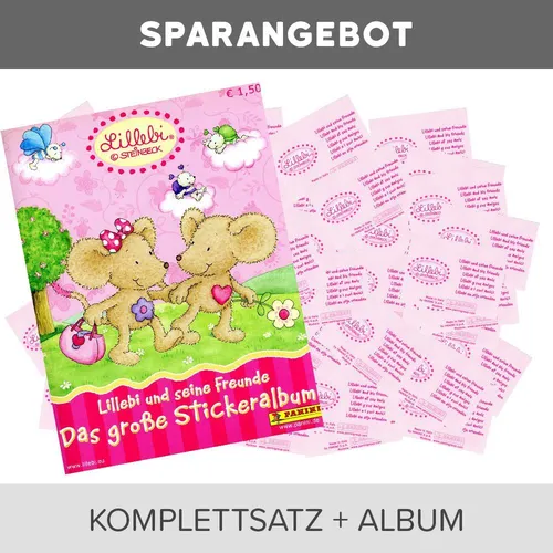 Lillebi Sammelsticker Komplettsatz + Album - Sammelsticker Komplett-Kollektionen von Panini, inklusive Album und ungeklebt, ideal für Fans von Film & Fernsehen.