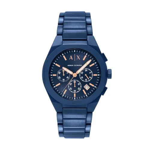 Armani Exchange Herren Analog Quarz Uhr AX4189 - Armbanduhren für Herren mit präzisem Quarzwerk und kratzfestem Mineralglas. Wasserdicht bis 50 m, ideal für Freizeitaktivitäten wie Schwimmen.