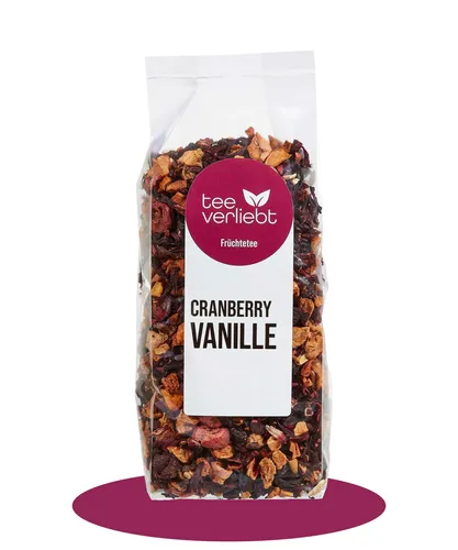teeverliebt - Cranberry Vanille loser Früchtetee