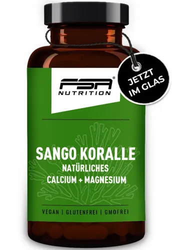 FSA NUTRITION Sango Koralle natürliches Calcium + Magnesium im Glas