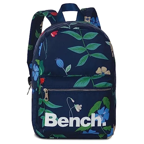 Fabrizio Bench kleiner Damen Rucksack Frauen Daypack Backpack 64158, Farbe:Dunkelblau/Bunt