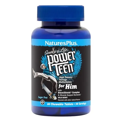 Natures Plus POWER TEEN For Him Chewable Multi