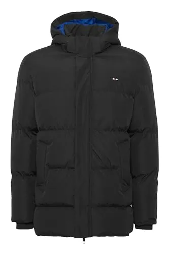 FQHubert Herren Winterjacke - Warm gefütterte Funktionsjacke mit Kapuze - Funktionsjacken mit wasserabweisendem Material und dicke Wattierung, ideal für kalte Temperaturen und stylischen Komfort.