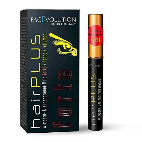 facevolution HairPlus Wimpernserum FORTE 4,5ml - Augenpflege: Intensives Wimpernserum für Wachstum und Dichte, frei von Parabenen und Duftstoffen, fördert beeindruckendes Wimpernwachstum in nur 2-3 Wochen.